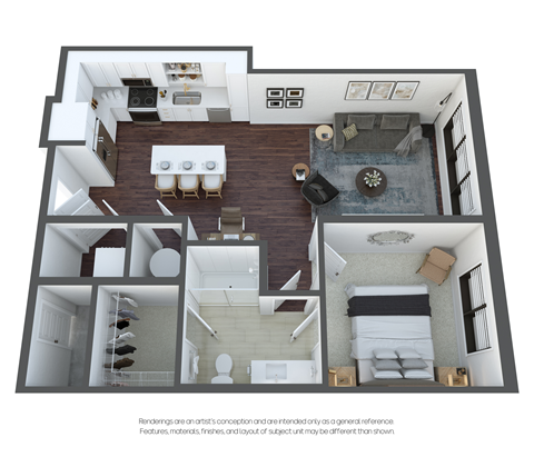 our apartments showcase a variety of layouts and styles